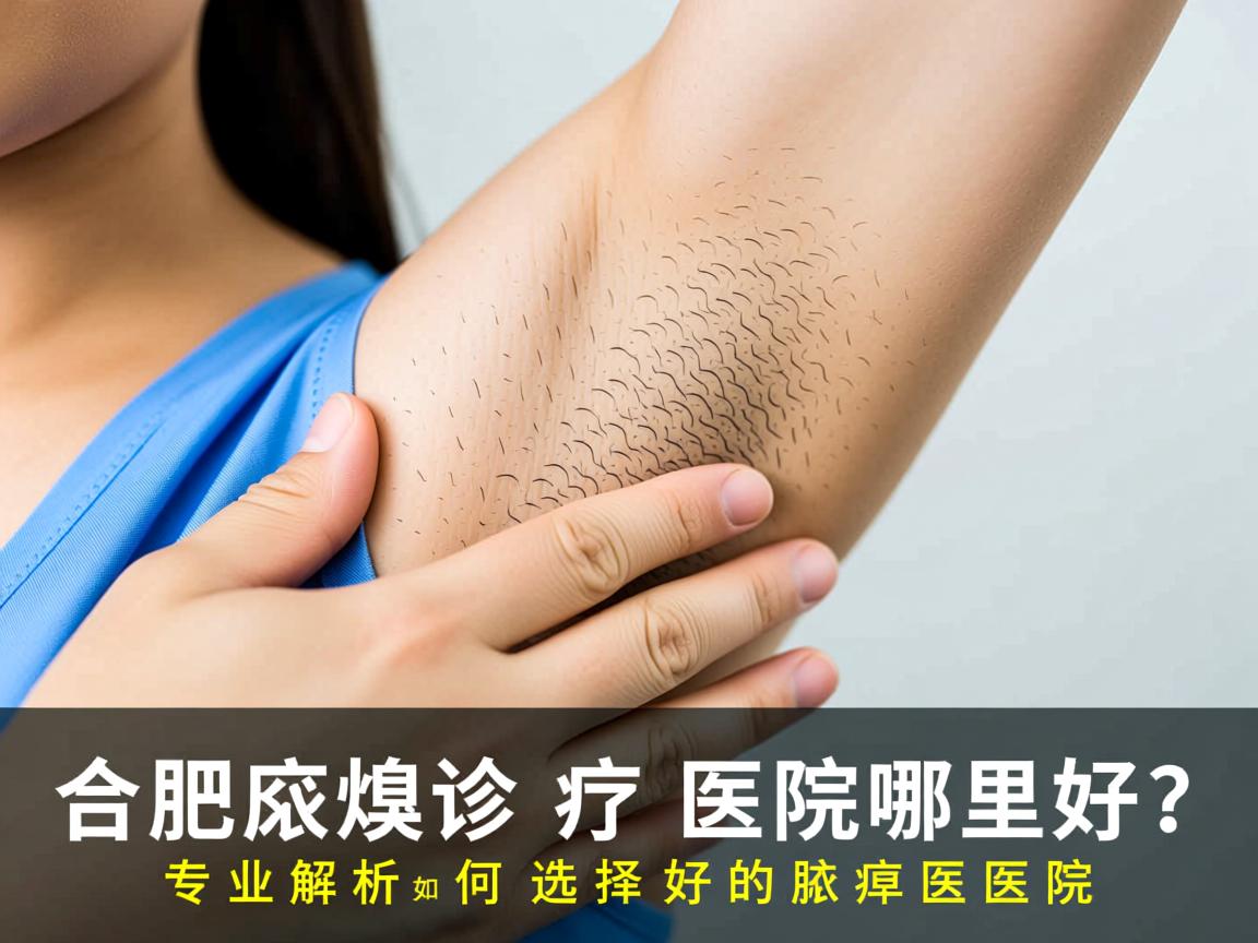 合肥腋臭诊疗医院哪里好？专业解析如何选择好的腋臭医院