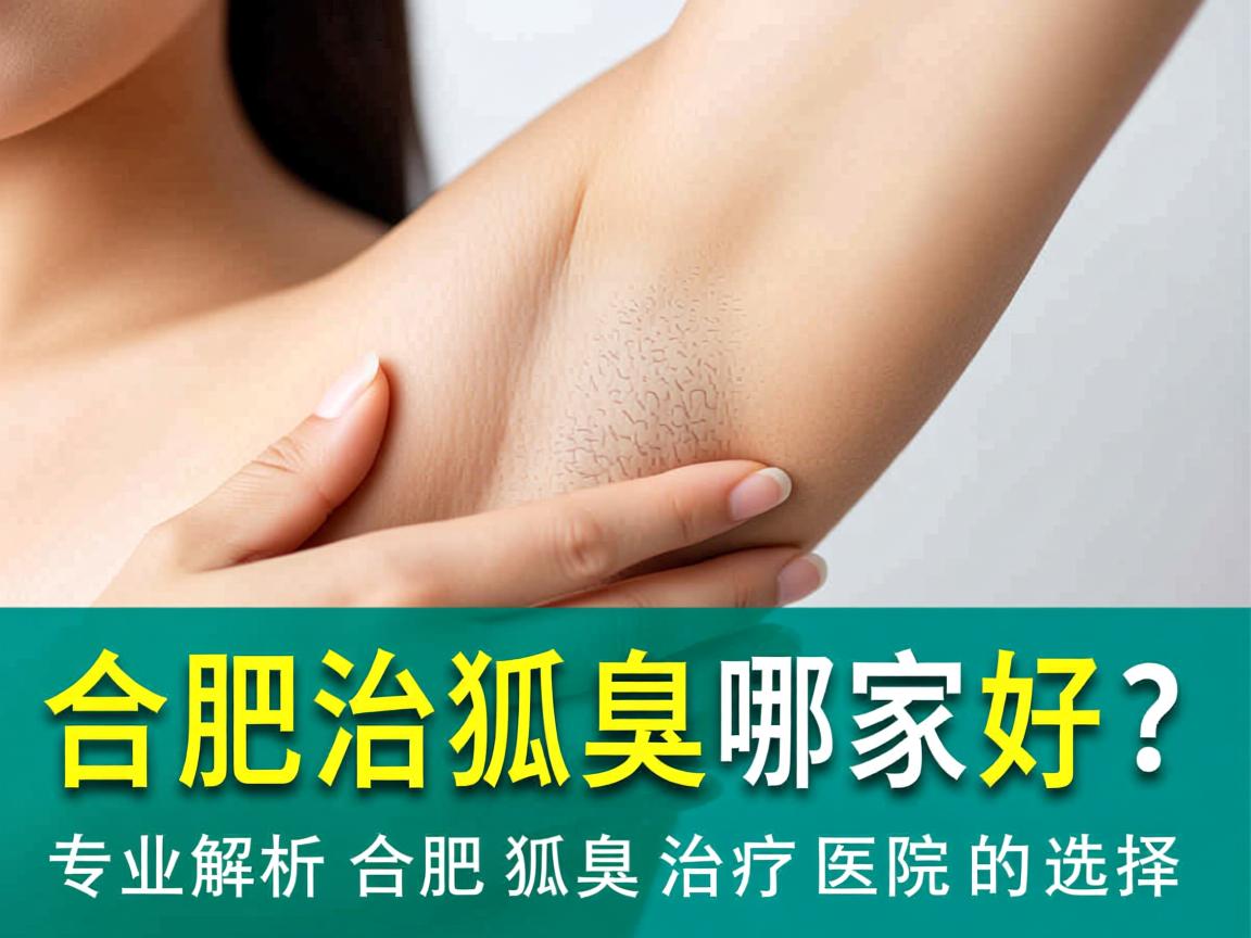 合肥治狐臭哪家好？专业解析合肥狐臭治疗医院的选择