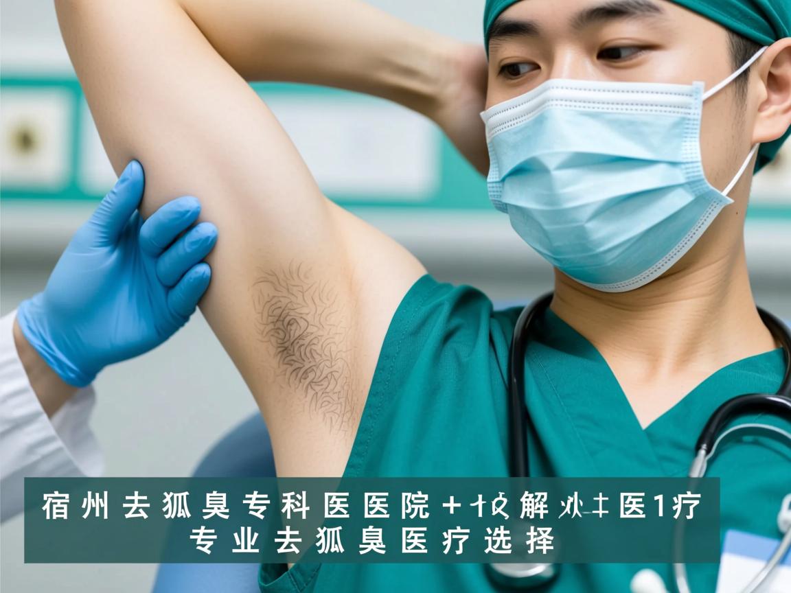 宿州去狐臭专科医院解析，专业去狐臭的医疗选择