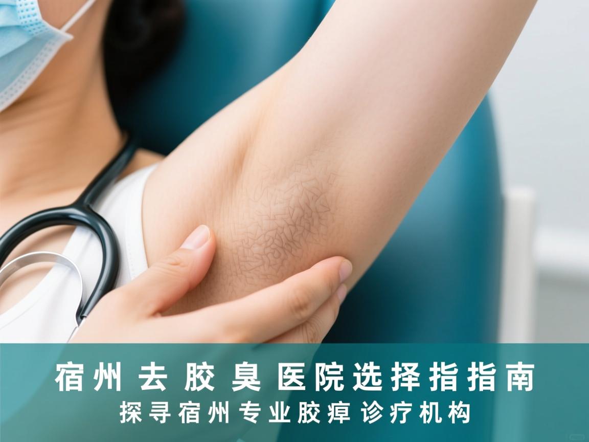 宿州去腋臭医院选择指南，探寻宿州专业腋臭诊疗机构