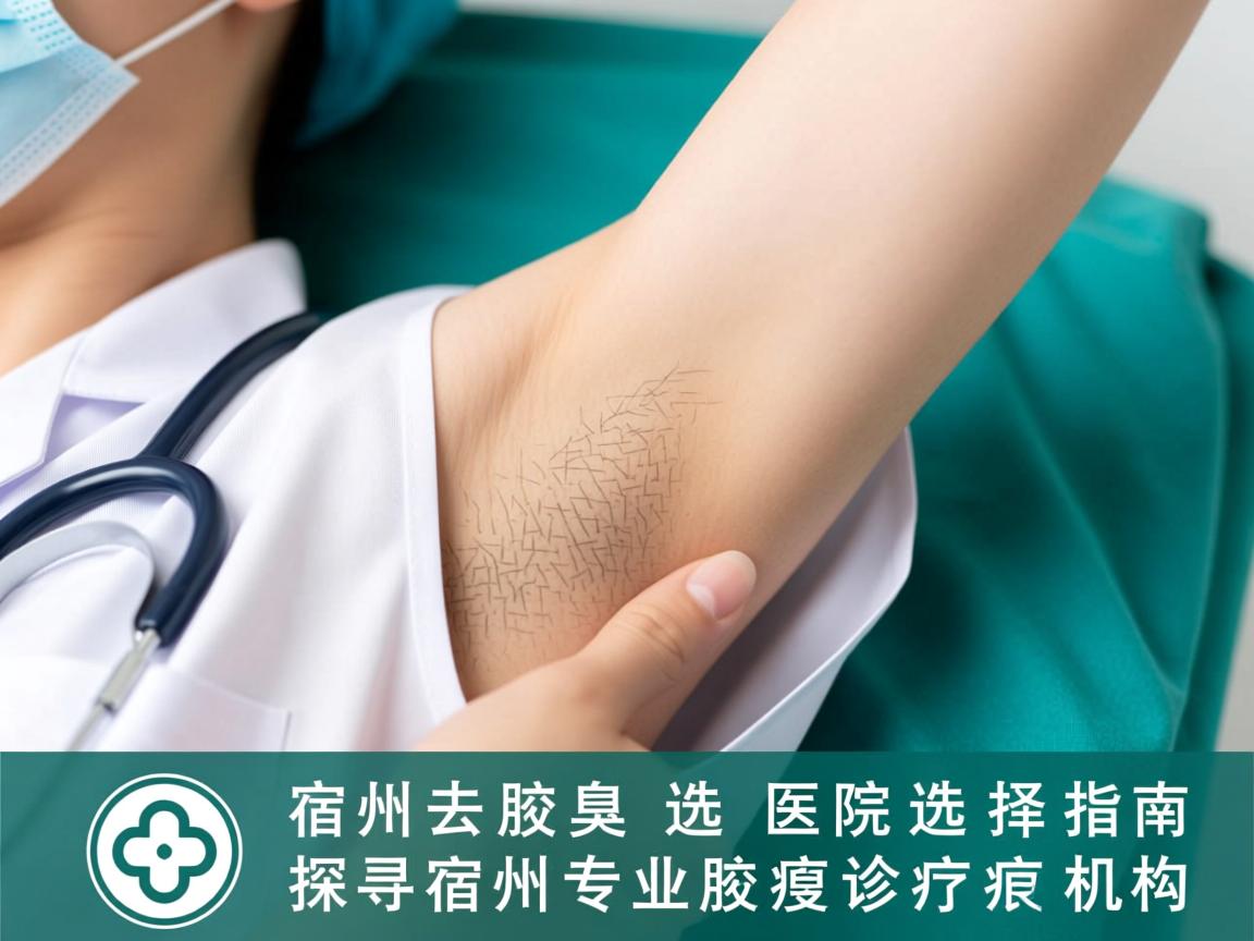 宿州去腋臭医院选择指南，探寻宿州专业腋臭诊疗机构
