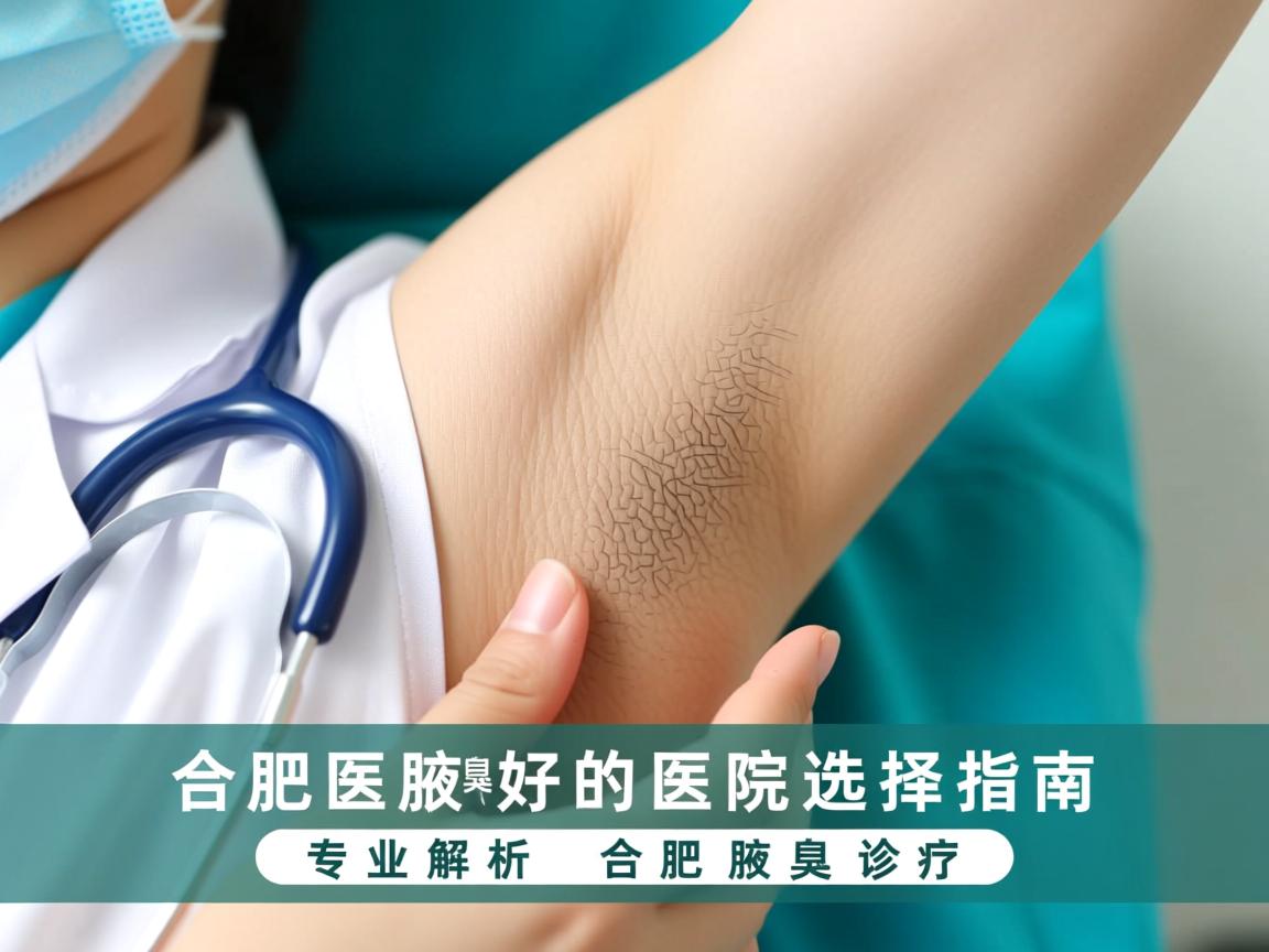 合肥医腋臭好的医院选择指南，专业解析合肥腋臭诊疗