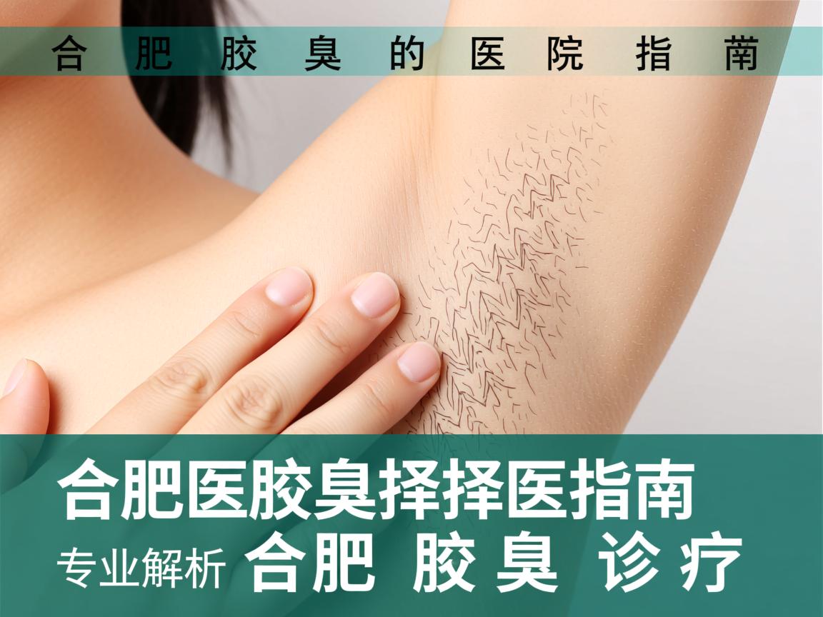 合肥医腋臭好的医院选择指南，专业解析合肥腋臭诊疗