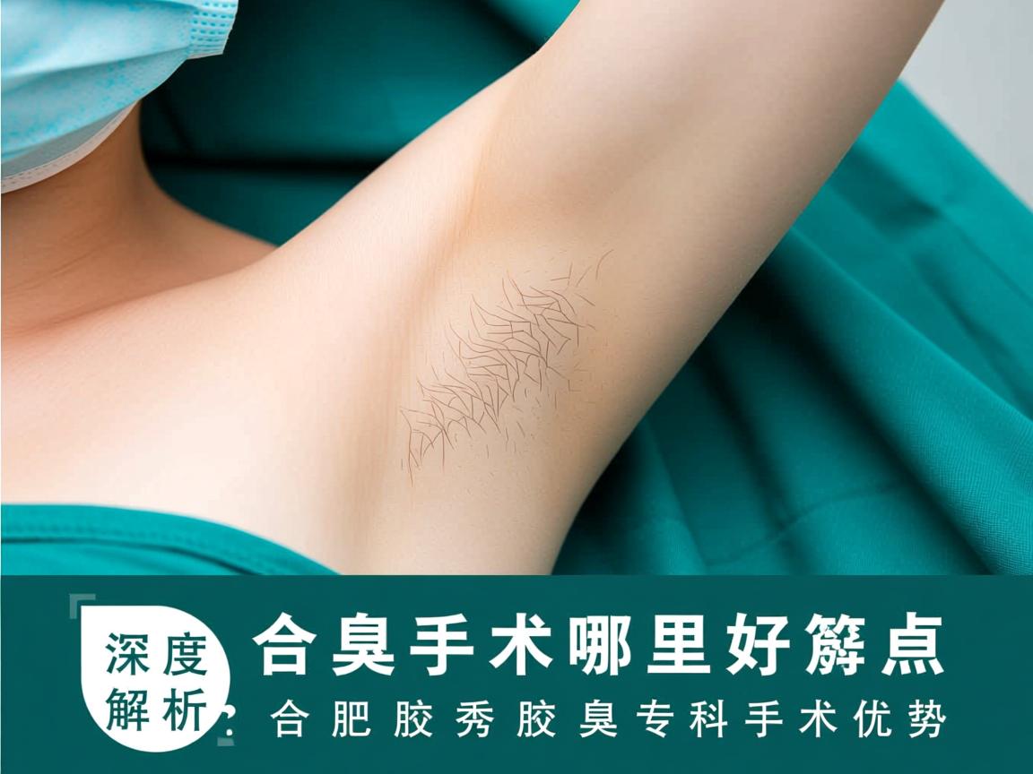 合肥腋臭手术哪里好？深度解析合肥腋秀腋臭专科手术优势