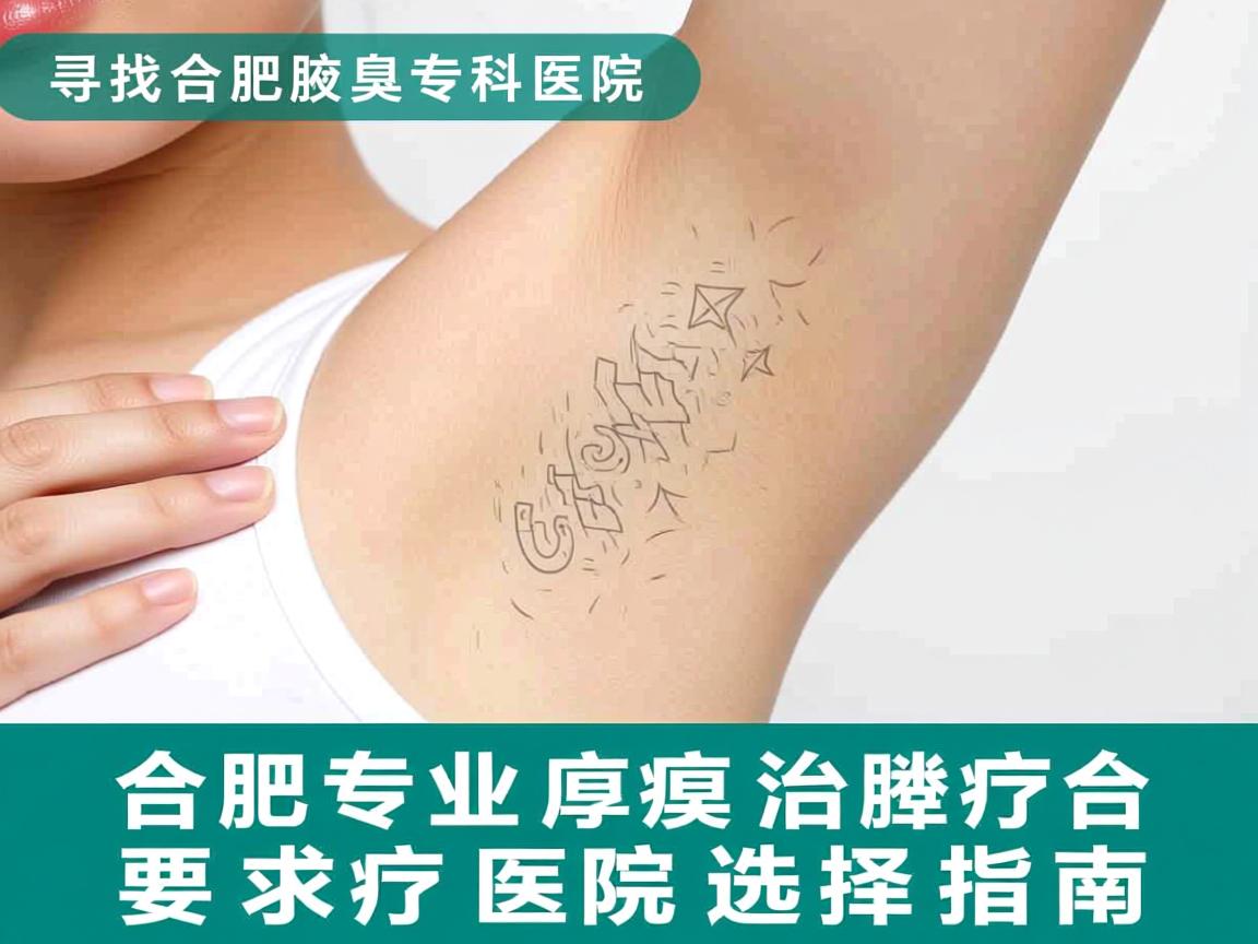 寻找合肥腋臭专科医院,合肥专业腋臭治疗医院选择指南 寻找合肥腋臭专科医院,合肥专业腋臭治疗医院选择指南