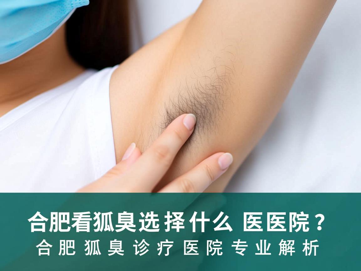 在合肥看狐臭选择什么医院？合肥狐臭诊疗医院专业解析