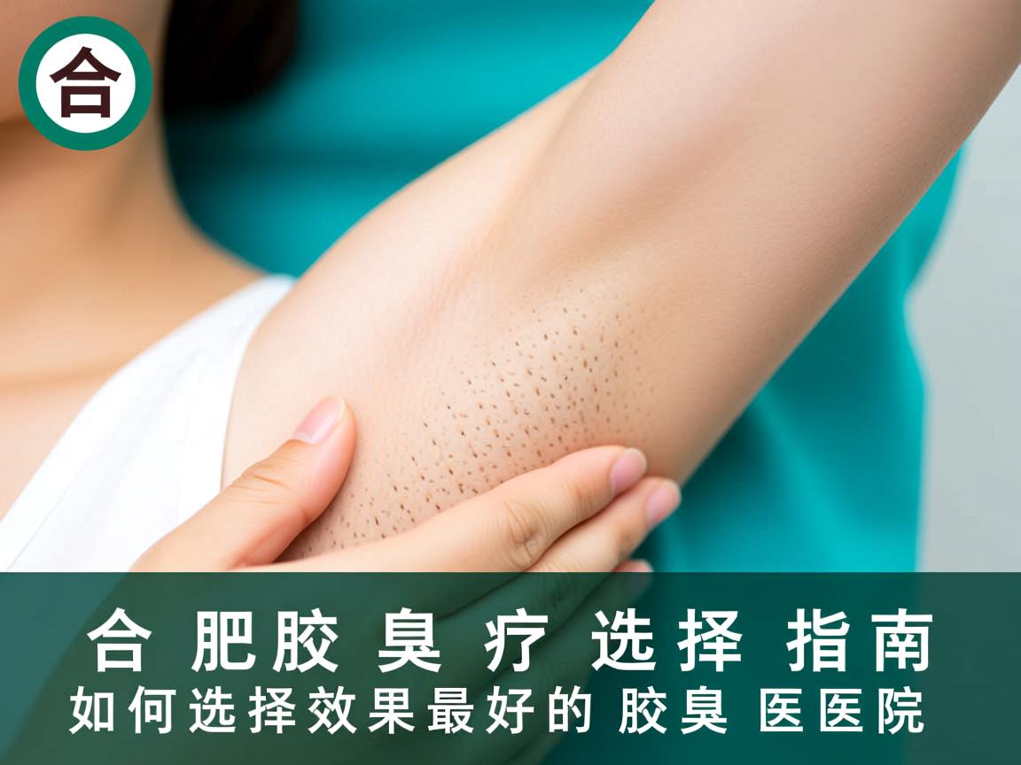 合肥腋臭诊疗选择指南，如何选择效果最好的腋臭医院
