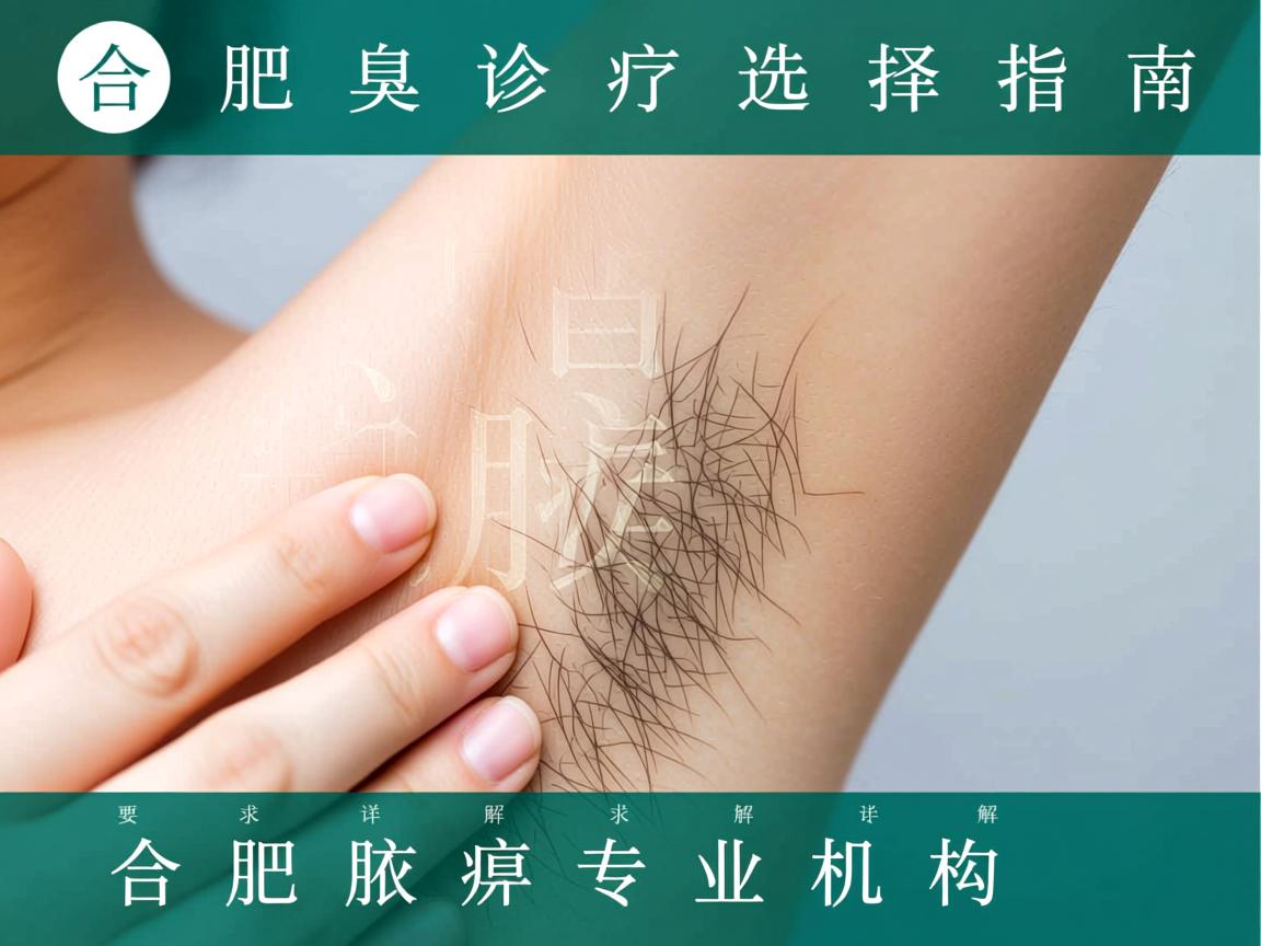 合肥腋臭诊疗选择指南，详解合肥腋臭专业机构