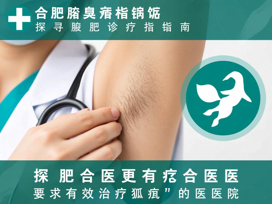 合肥腋臭诊疗指南，探寻合肥更有效治疗狐臭的医院