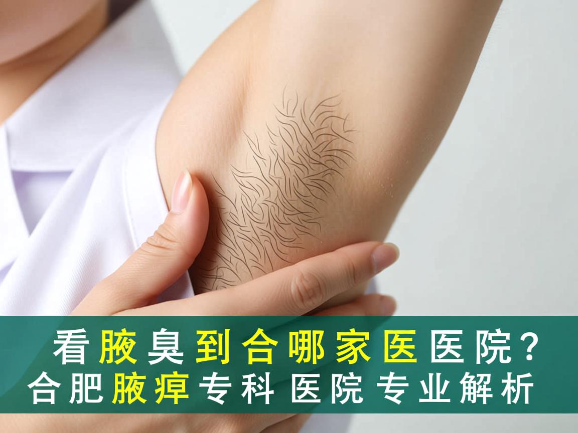 看腋臭到合肥哪家医院？合肥腋臭专科医院专业解析