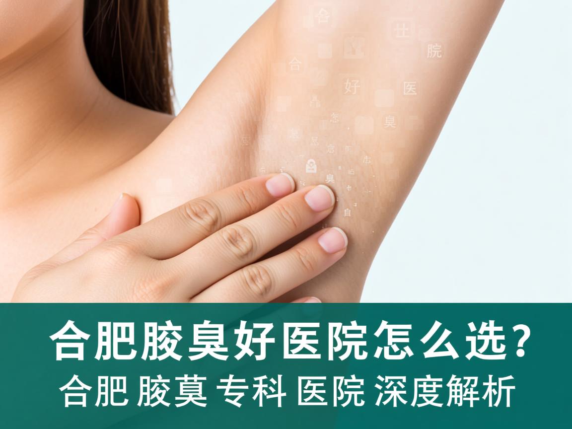 合肥看腋臭好医院怎么选？合肥腋臭专科医院深度解析