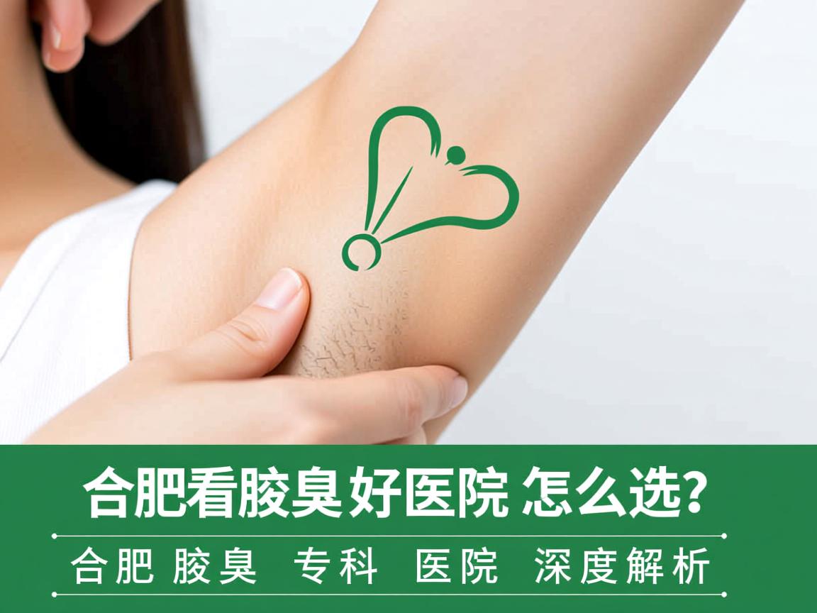 合肥看腋臭好医院怎么选？合肥腋臭专科医院深度解析