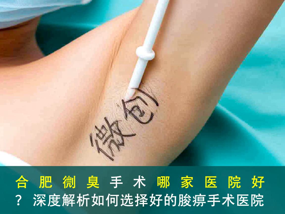 合肥腋臭微创手术哪家医院好?深度解析如何选择好的腋臭手术医院 合肥腋臭微创手术哪家医院好?深度解析如何选择好的腋臭手术医院
