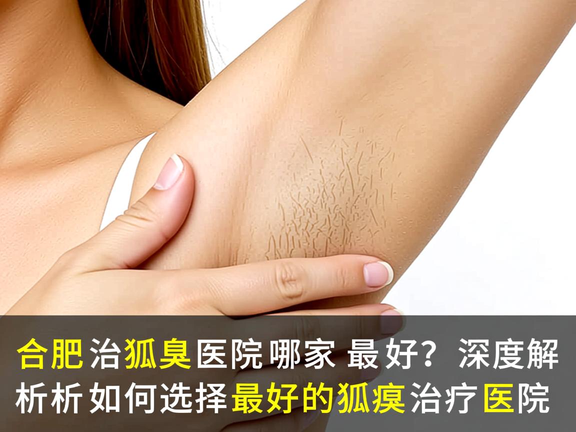 合肥治狐臭医院哪家最好？深度解析如何选择最好的狐臭治疗医院