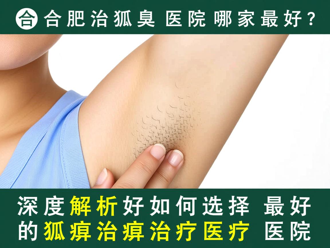 合肥治狐臭医院哪家最好？深度解析如何选择最好的狐臭治疗医院