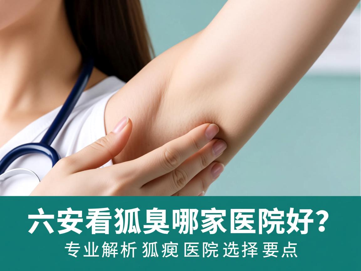 六安看狐臭哪家医院好？专业解析狐臭医院选择要点