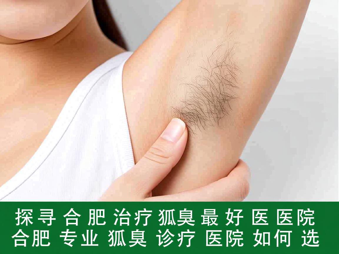 探寻合肥治疗狐臭最好医院，合肥专业狐臭诊疗医院如何选