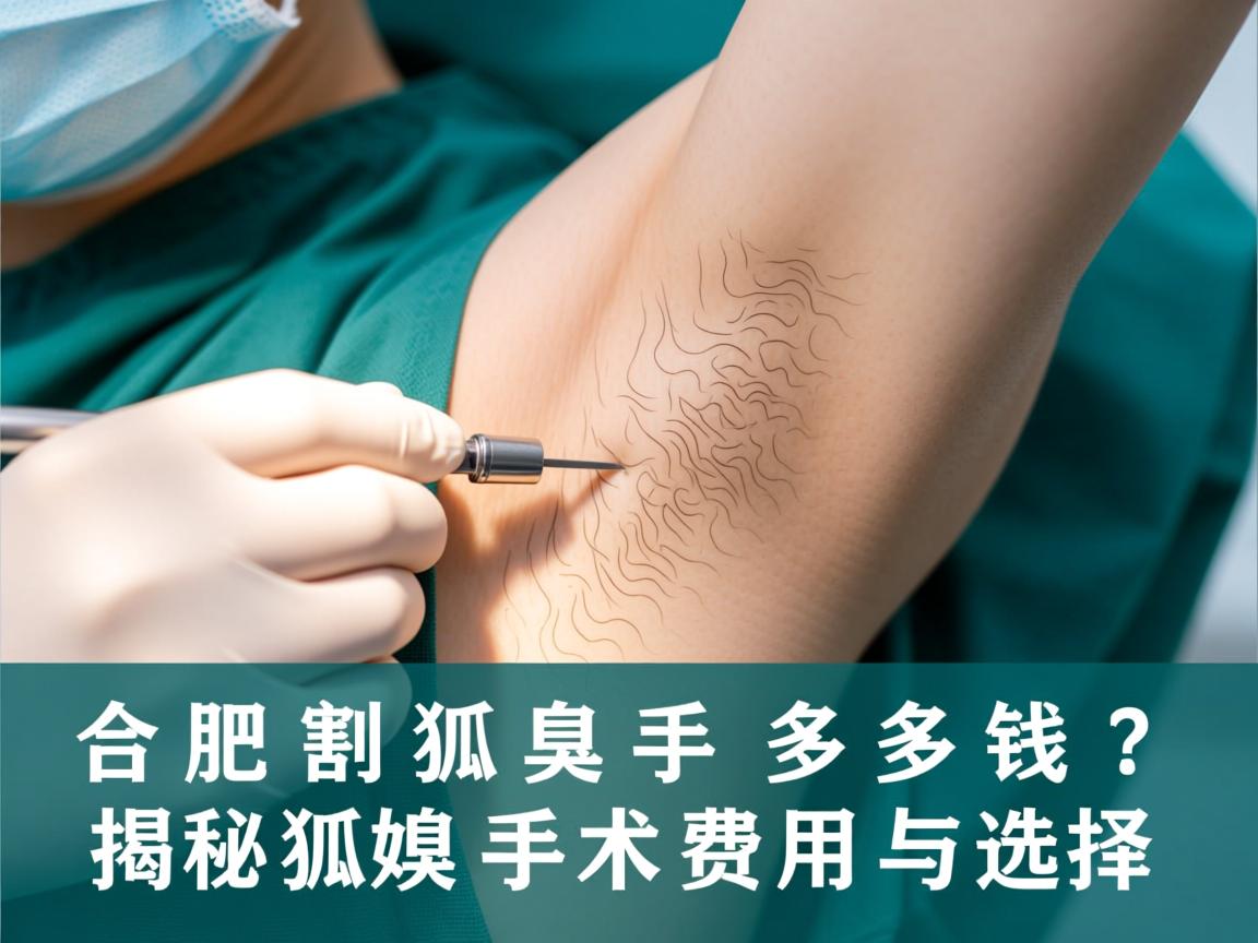 合肥割狐臭手术多少钱？揭秘狐臭手术费用与选择