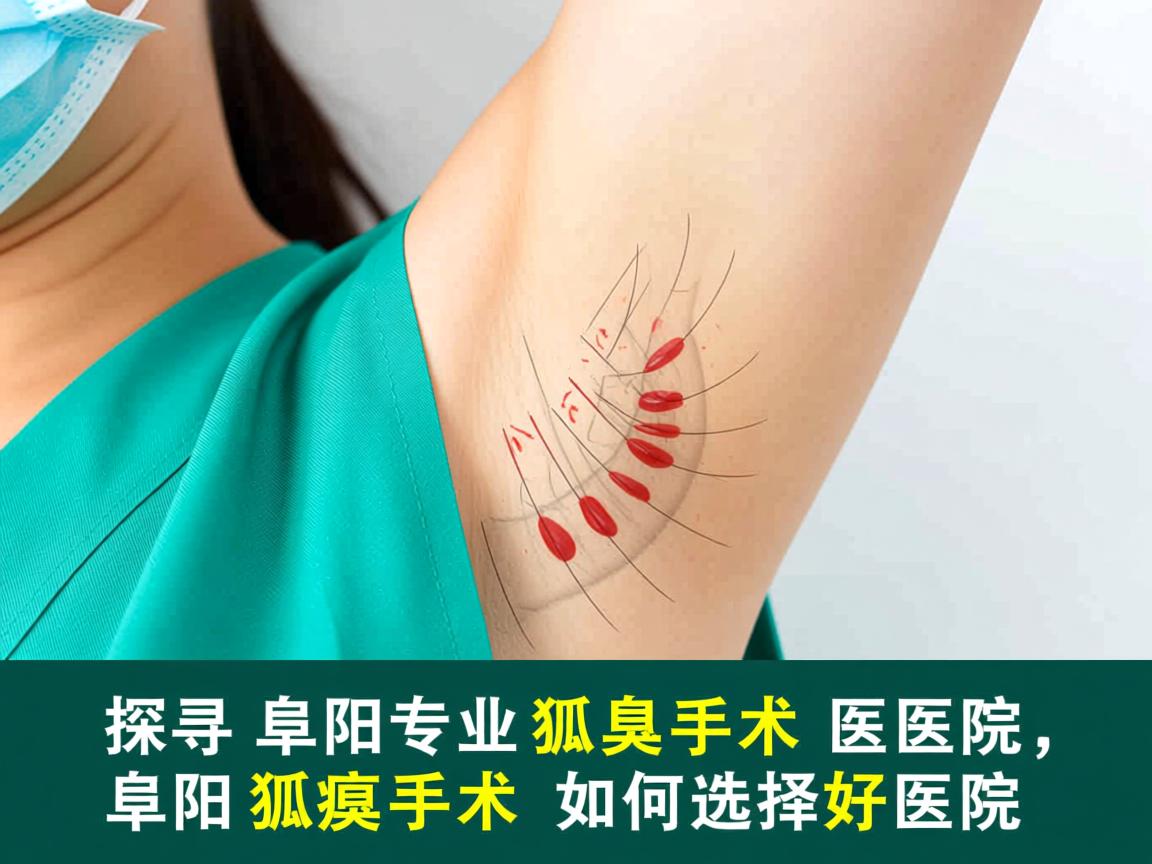 探寻阜阳专业狐臭手术医院，阜阳狐臭手术如何选择好医院
