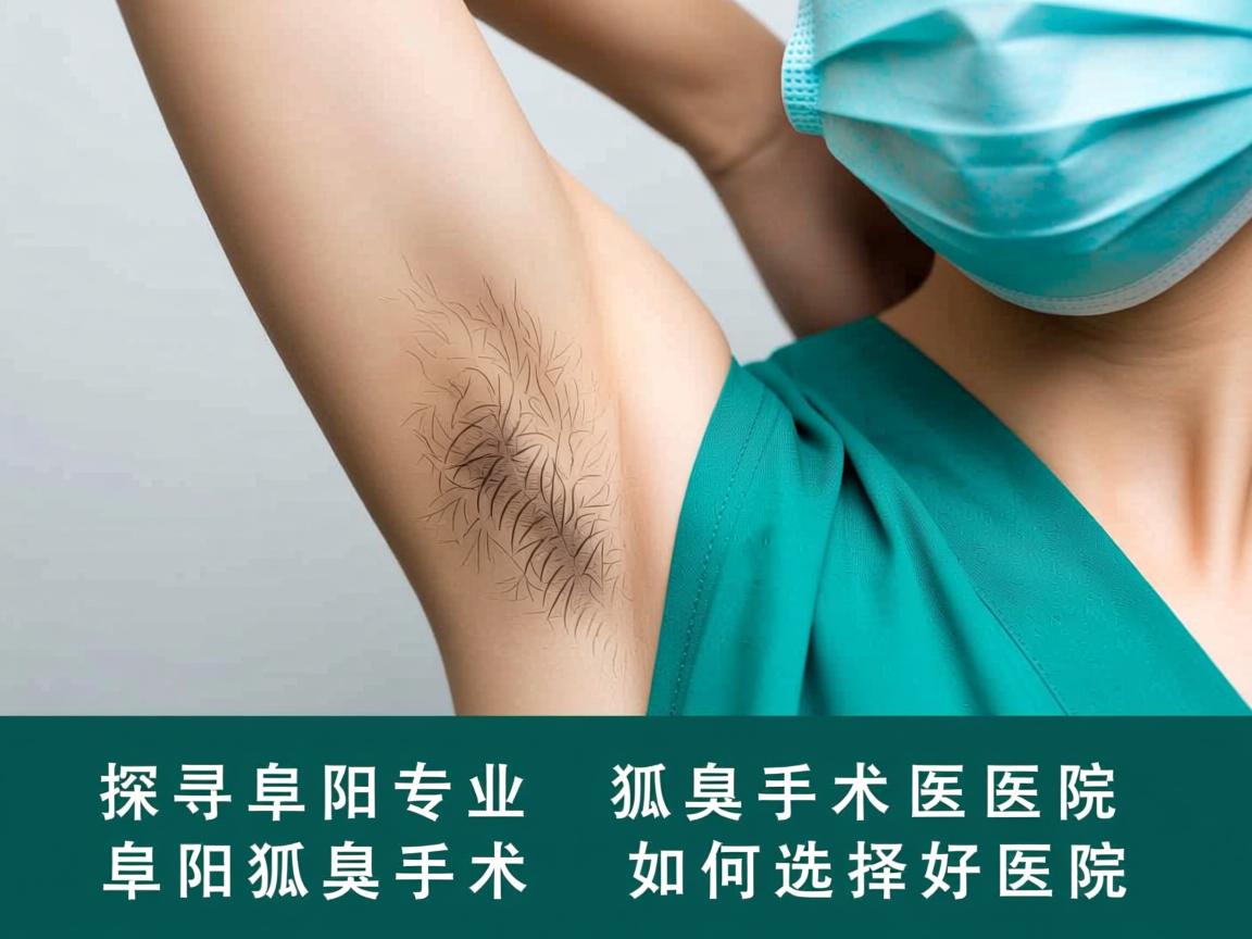 探寻阜阳专业狐臭手术医院，阜阳狐臭手术如何选择好医院