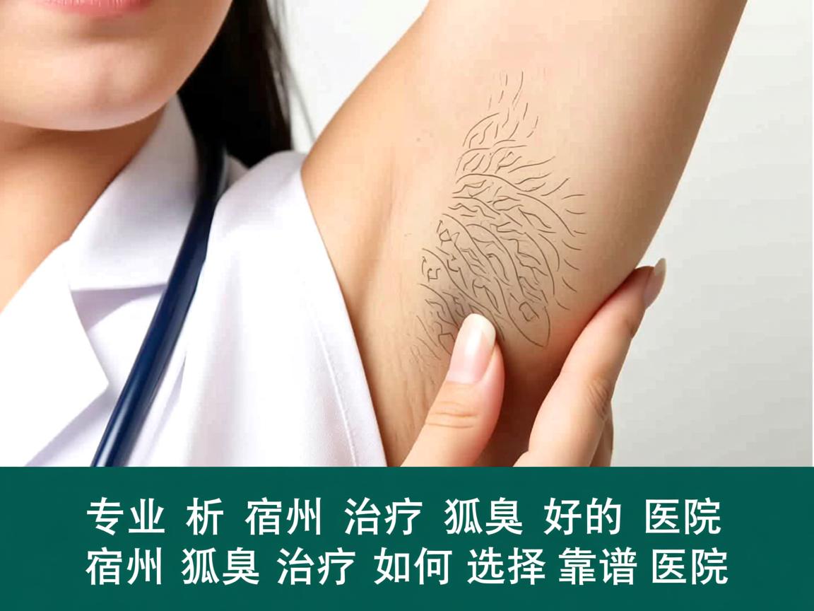 专业解析，宿州治疗狐臭好的医院，宿州狐臭治疗如何选择靠谱医院