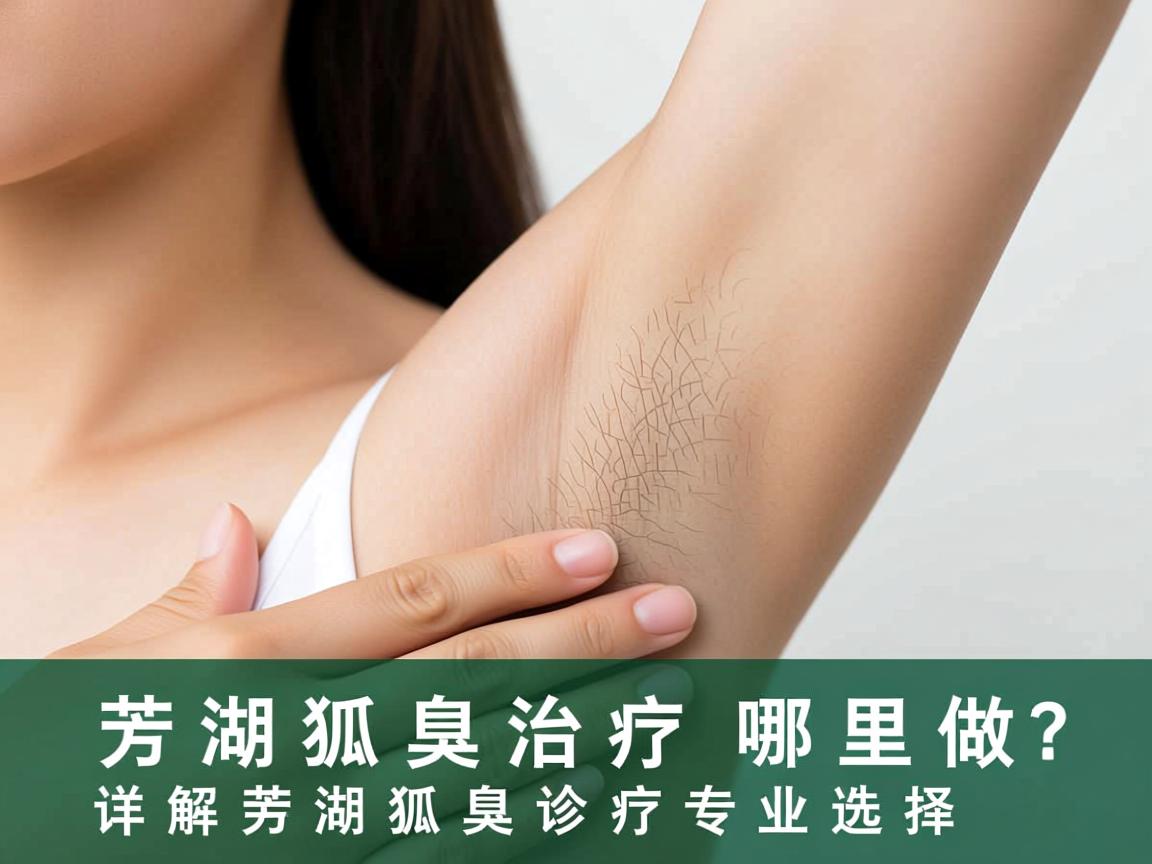 芜湖狐臭治疗哪里做？详解芜湖狐臭诊疗的专业选择