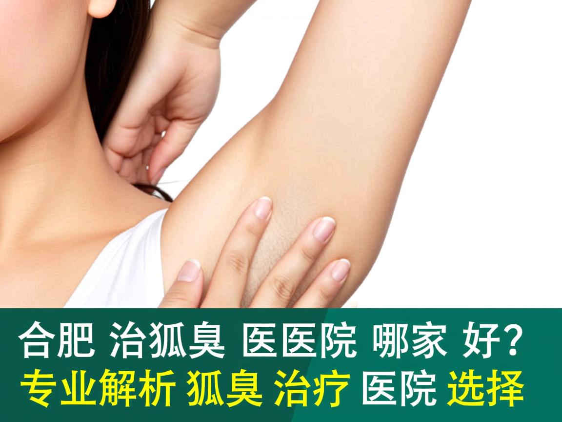 合肥治狐臭医院哪家好？专业解析狐臭治疗医院的选择