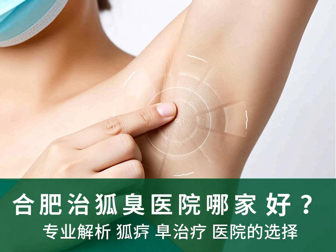 合肥治狐臭医院哪家好？专业解析狐臭治疗医院的选择