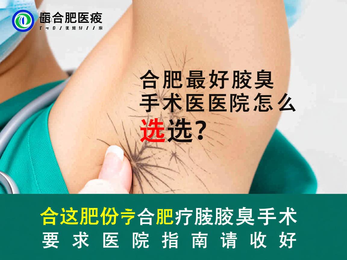 合肥最好腋臭手术医院怎么选?这份合肥腋臭手术医院指南请收好 合肥最好腋臭手术医院怎么选?这份合肥腋臭手术医院指南请收好