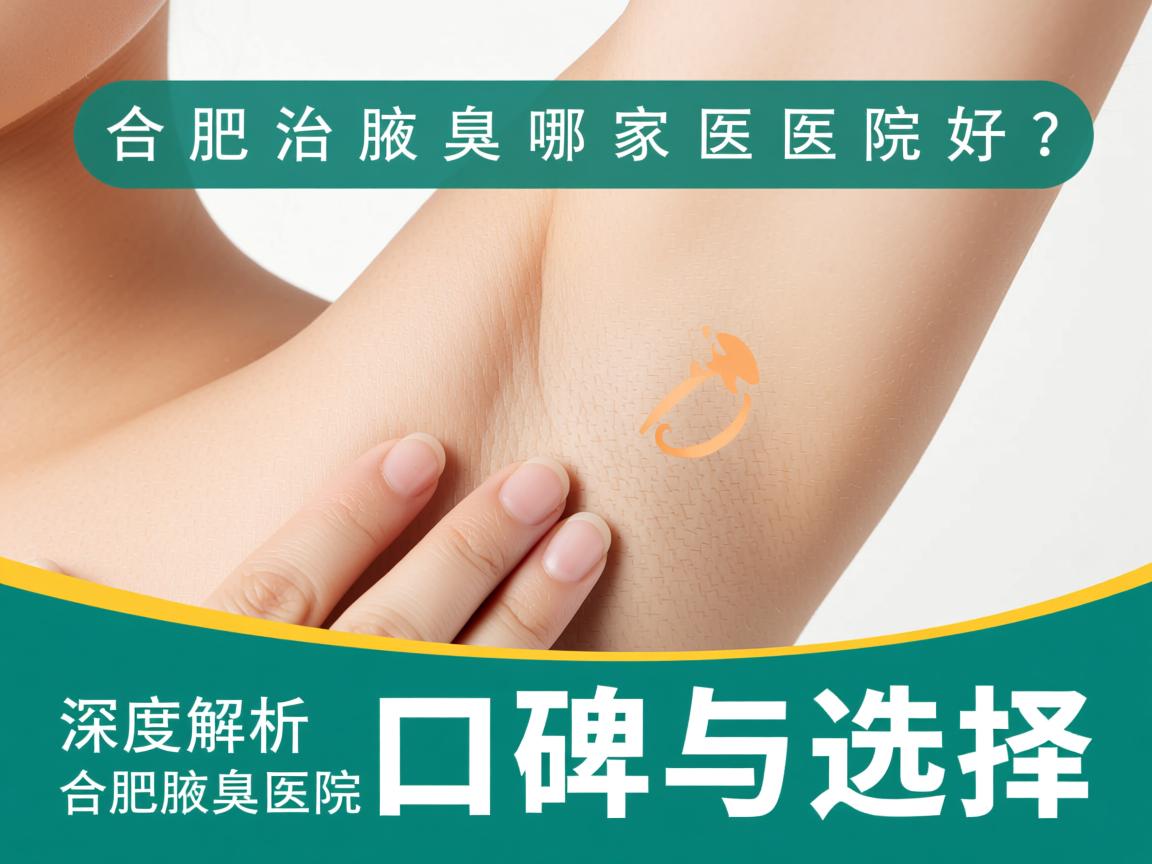 在合肥治腋臭哪家医院好？深度解析合肥腋臭医院口碑与选择