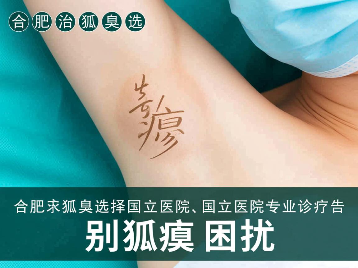 合肥治狐臭选择国立医院，国立医院专业诊疗告别狐臭困扰