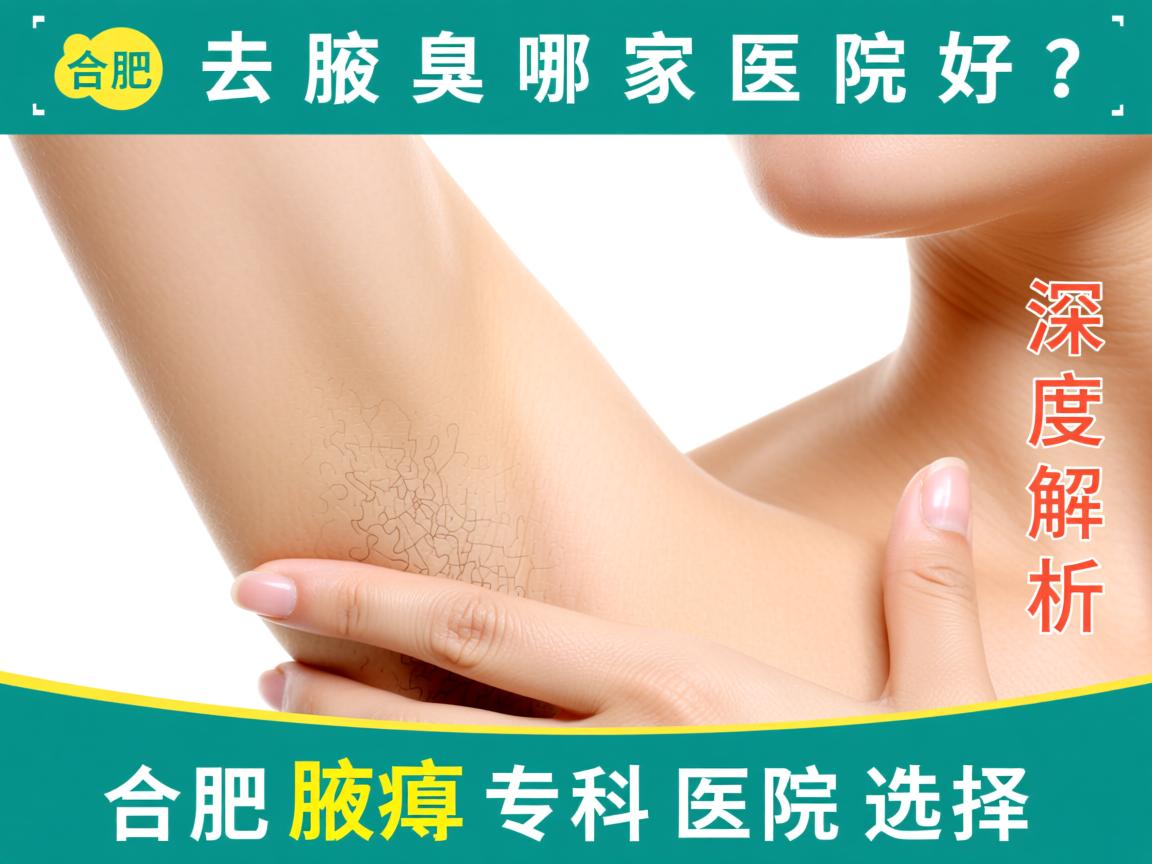 合肥去腋臭哪家医院好？深度解析合肥腋臭专科医院选择