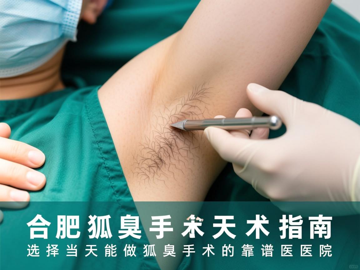 合肥狐臭手术当天指南，选择当天能做狐臭手术的靠谱医院