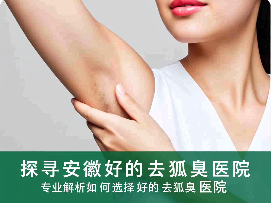 探寻安徽好的去狐臭医院，专业解析如何选择好的去狐臭医院