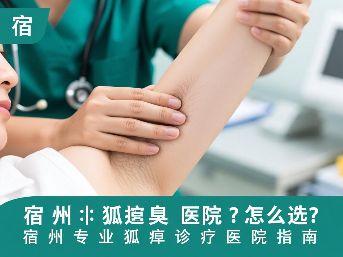 宿州狐臭医院怎么选？宿州专业狐臭诊疗医院指南