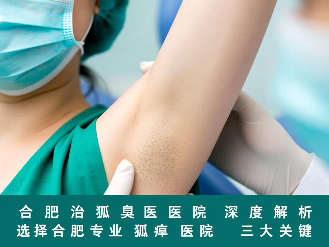合肥治狐臭医院深度解析，选择合肥专业狐臭医院的三大关键