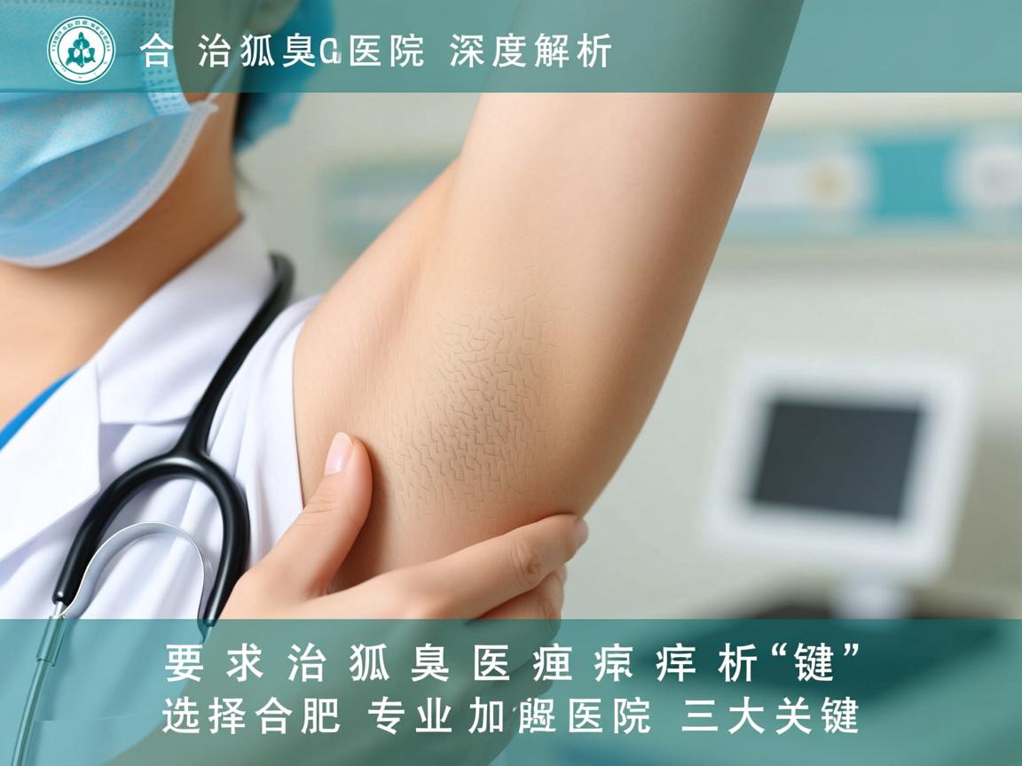 合肥治狐臭医院深度解析，选择合肥专业狐臭医院的三大关键