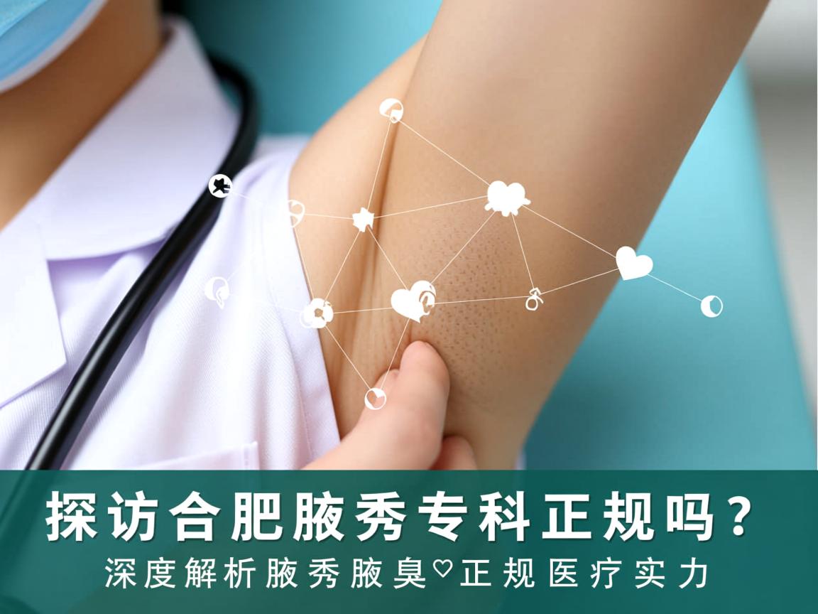 探访合肥腋秀腋臭专科正规吗？深度解析腋秀腋臭正规医疗实力