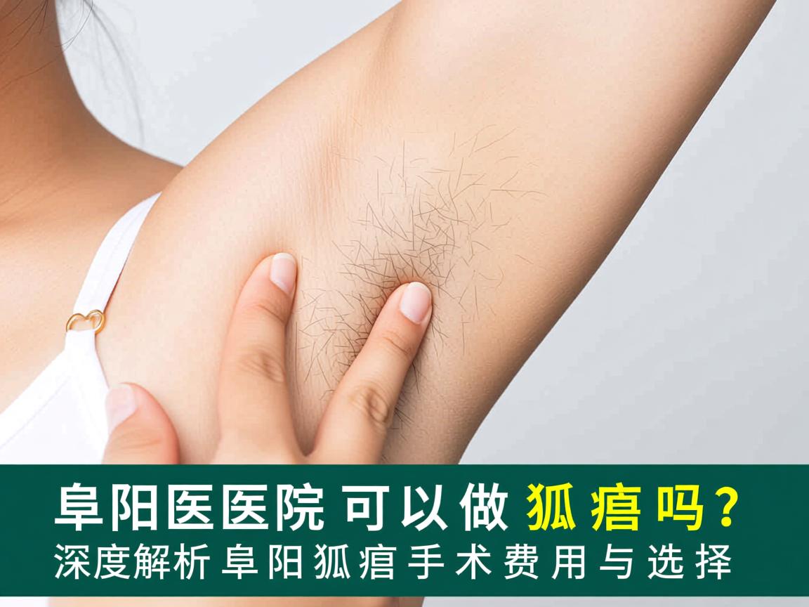 阜阳医院可以做狐臭吗？深度解析阜阳狐臭手术费用与选择
