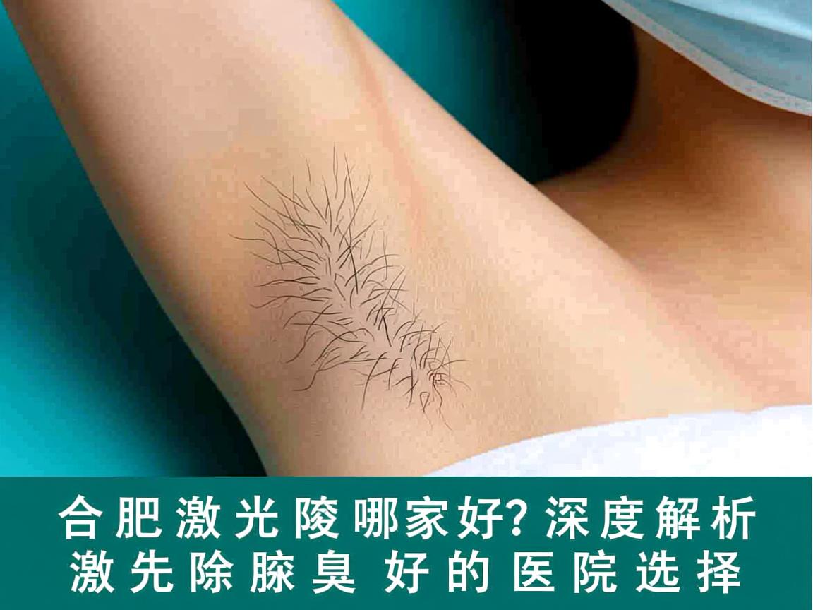 合肥激光除腋臭哪家好？深度解析激光除腋臭好的医院选择