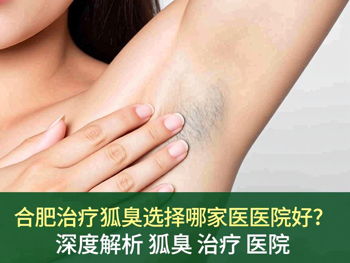 合肥治疗狐臭选择哪家医院好？深度解析狐臭治疗医院