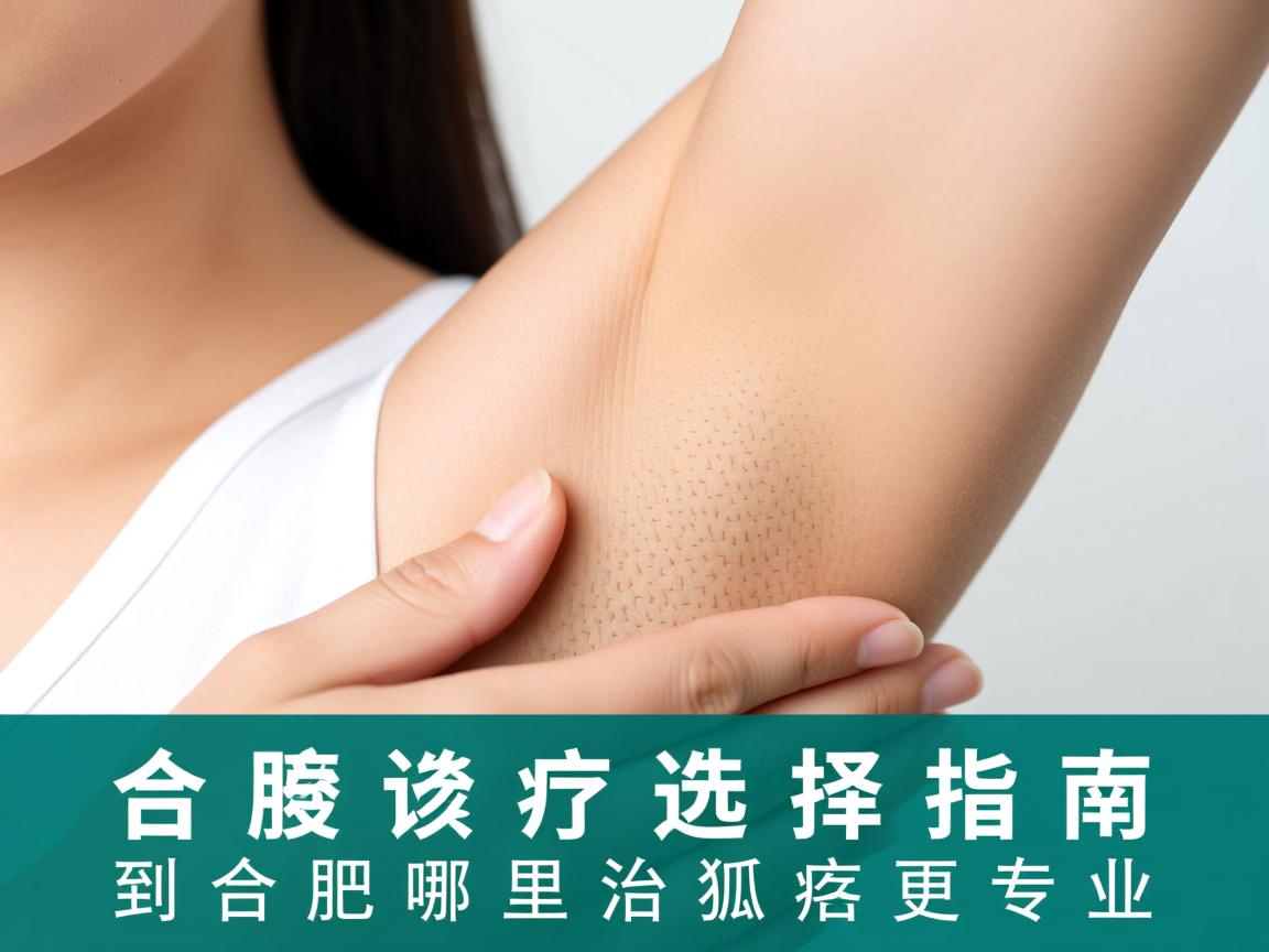 合肥腋臭诊疗选择指南，到合肥哪里治狐臭更专业