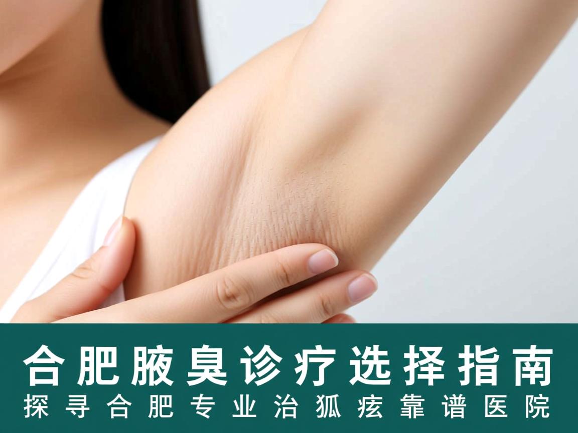合肥腋臭诊疗选择指南，探寻合肥专业治狐臭的靠谱医院
