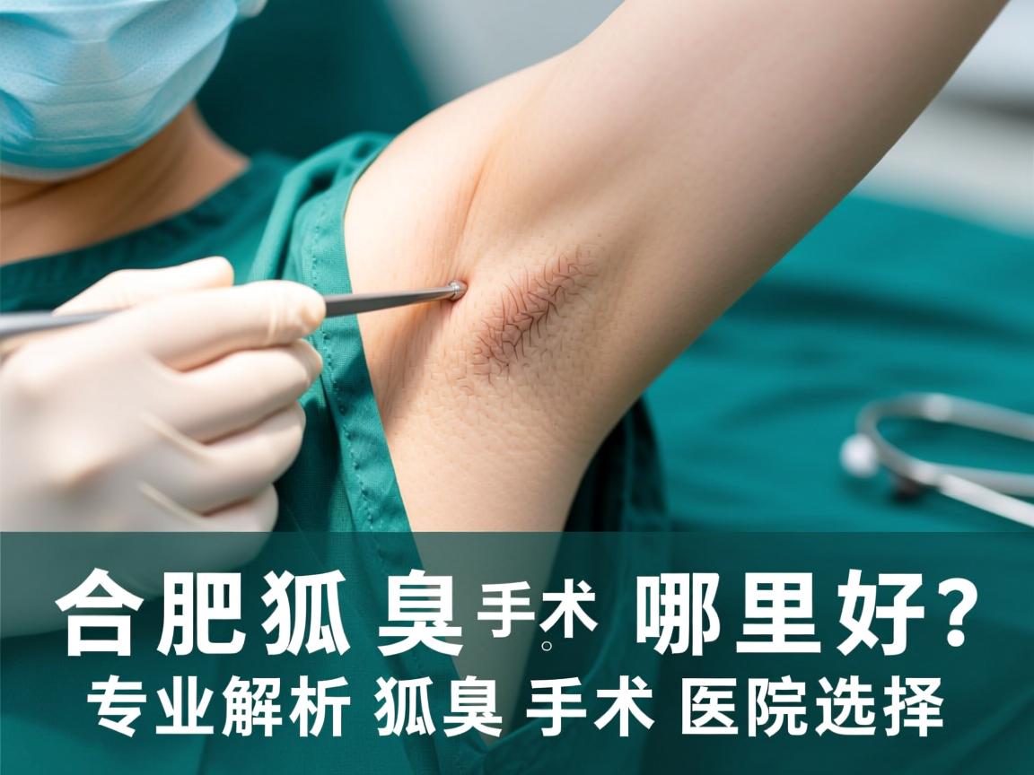 合肥狐臭手术哪里好？专业解析狐臭手术医院选择