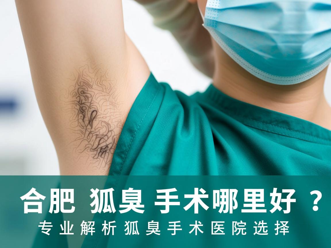 合肥狐臭手术哪里好？专业解析狐臭手术医院选择
