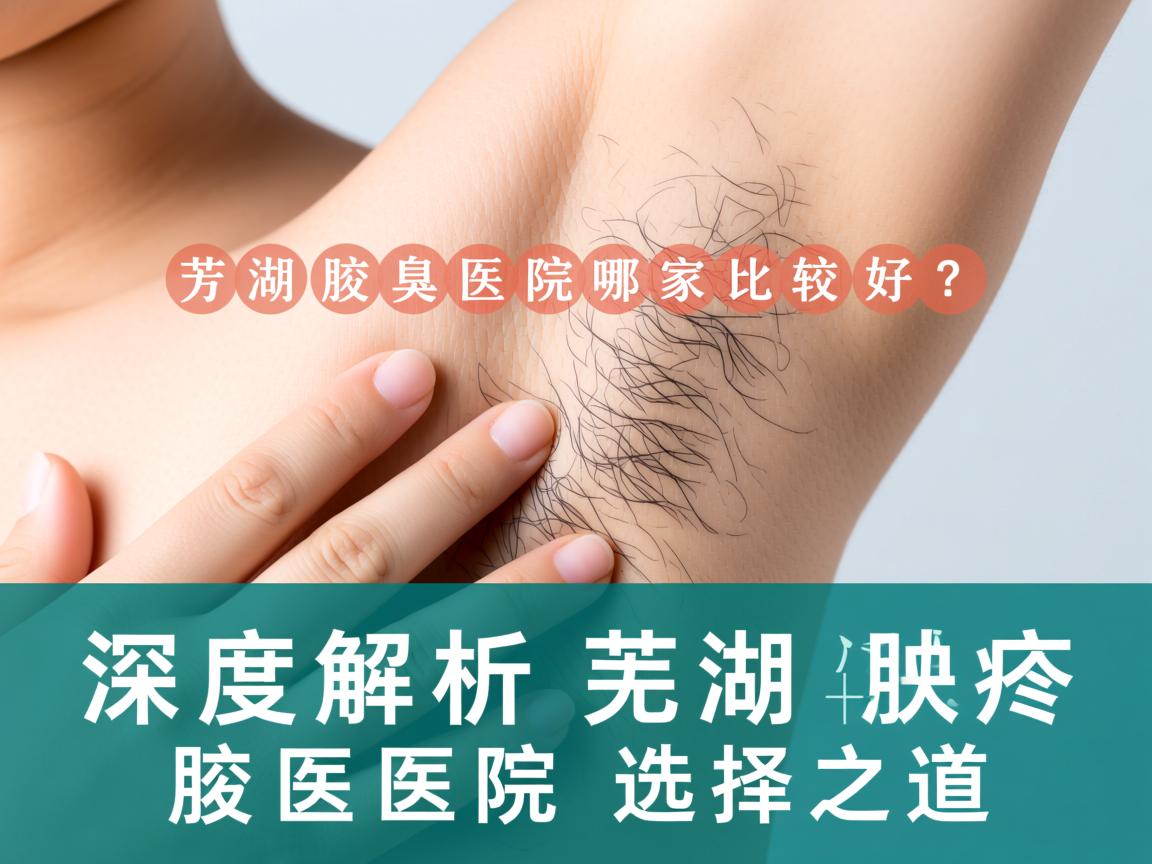 芜湖腋臭医院哪家比较好？深度解析芜湖腋臭医院选择之道