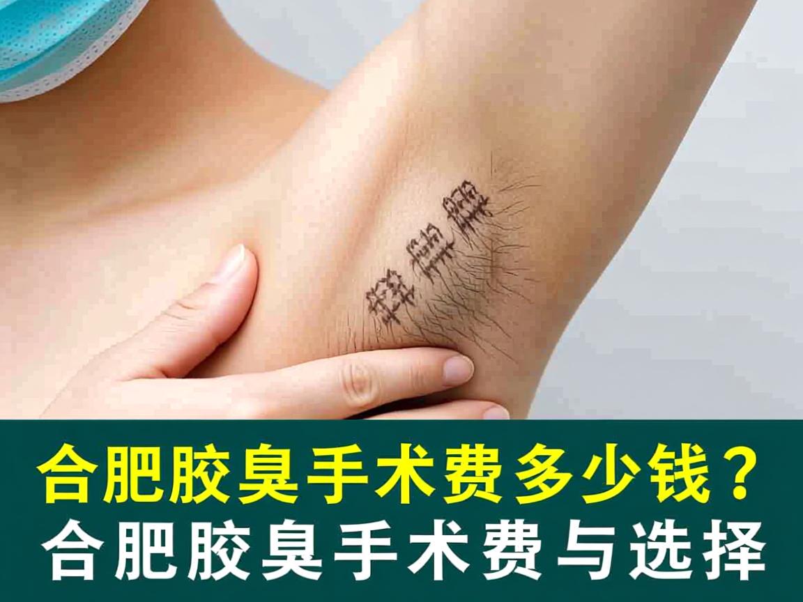 合肥腋臭手术费多少钱？详解合肥腋臭手术费用与选择