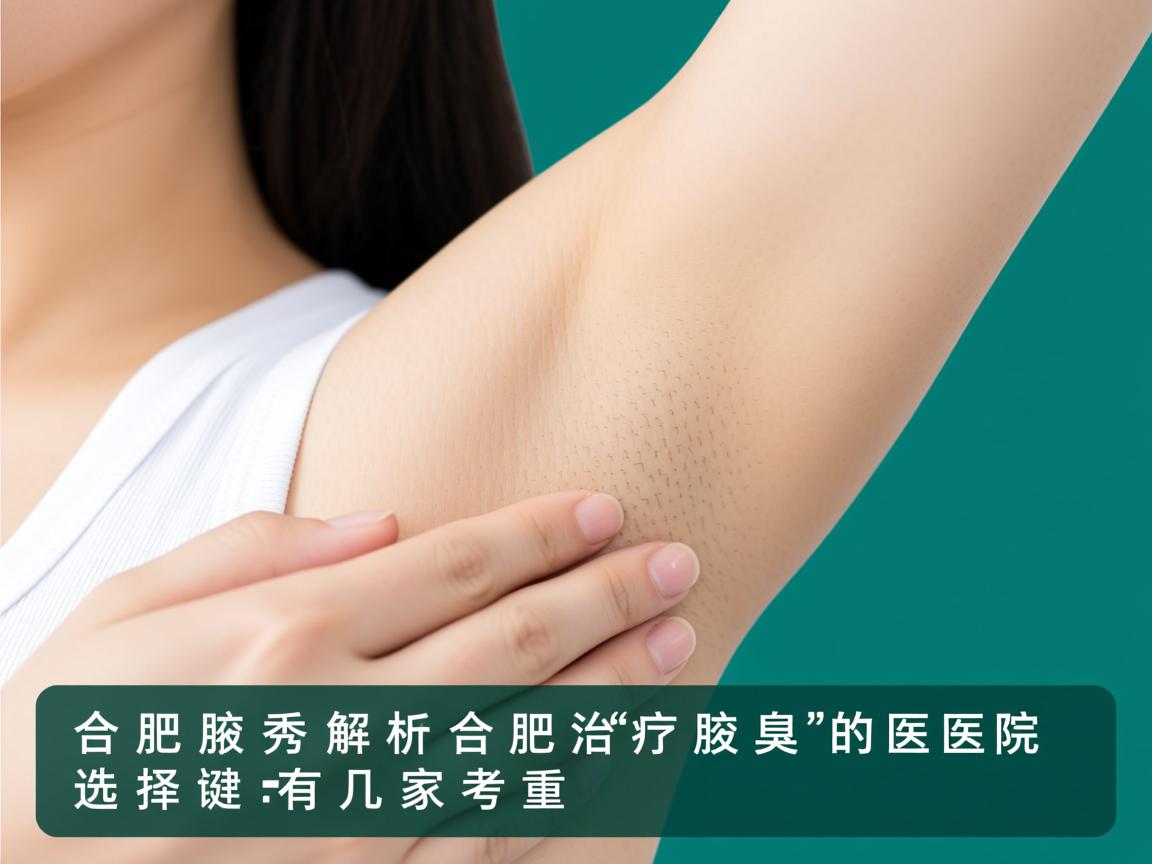 合肥腋秀解析，合肥治疗腋臭的医院选择有几家关键考量