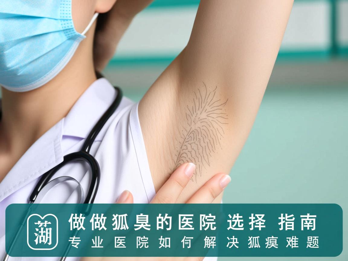 芜湖做狐臭的医院选择指南，专业医院如何解决狐臭难题