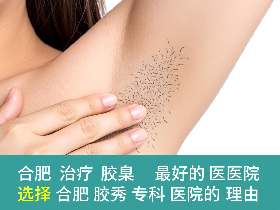 合肥治疗腋臭最好的医院，选择合肥腋秀专科医院的理由